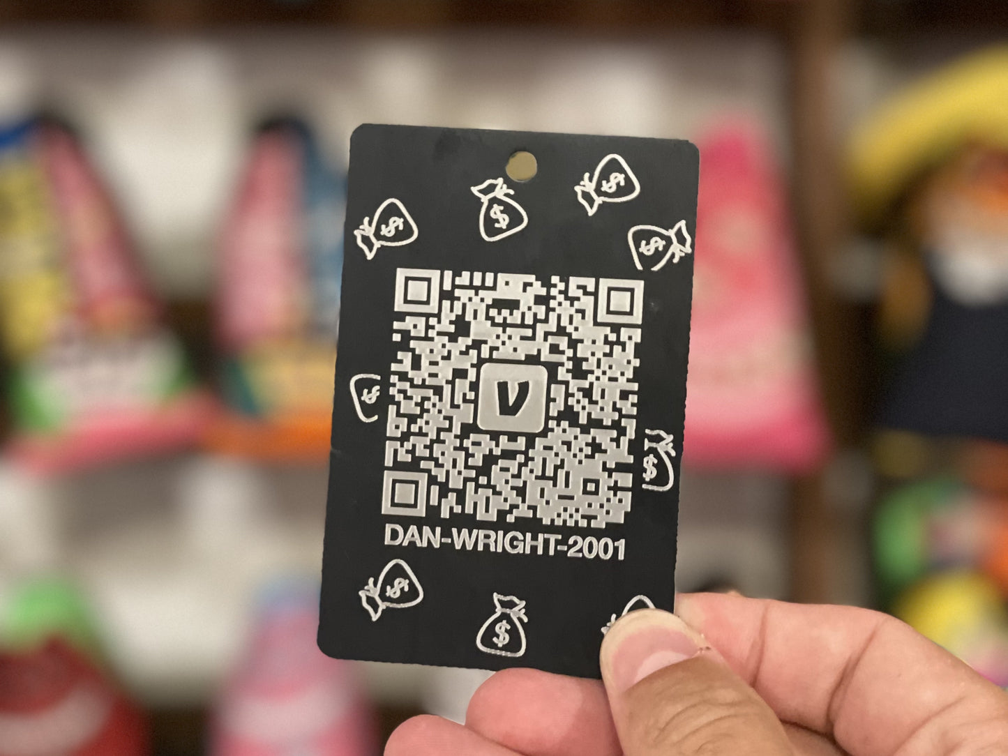 Aluminum Venmo Bag Tag