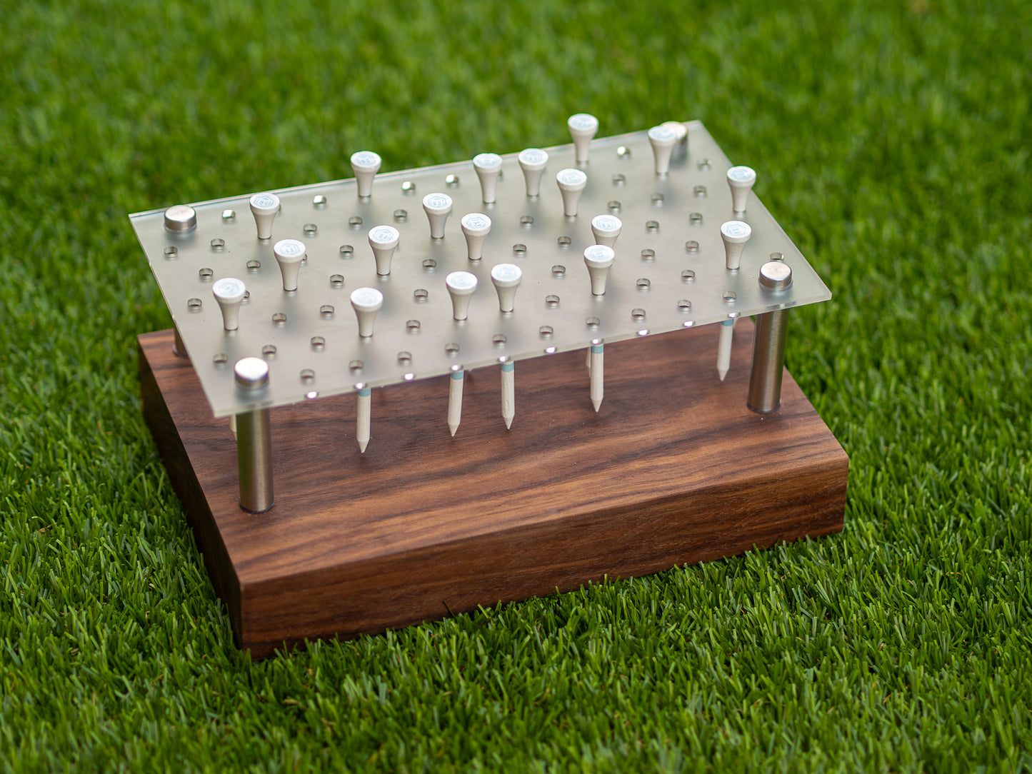 Golf Tee Display - Walnut