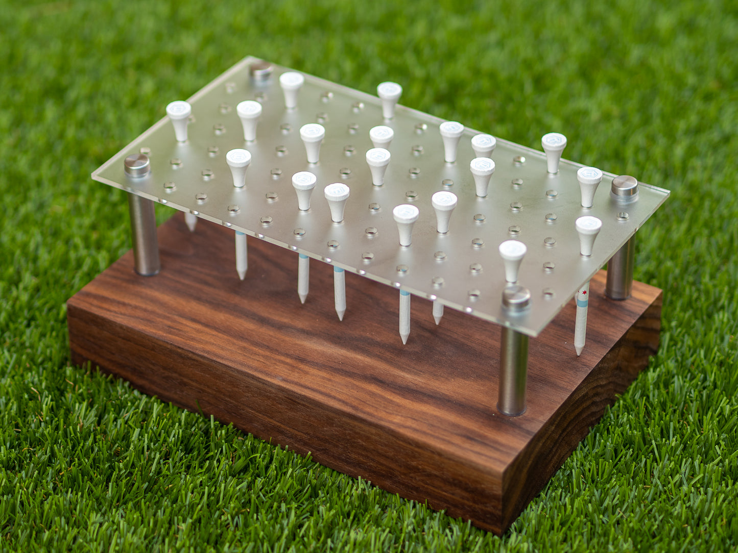 Golf Tee Display - Walnut
