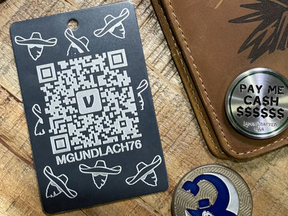 Aluminum Venmo Bag Tag